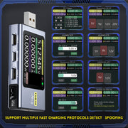 LABART FNB58 USB Battery Tester Voltmeter Ammeter Type-C Fast Charge Detection Trigger Capacity Measurement Ripple Measurement