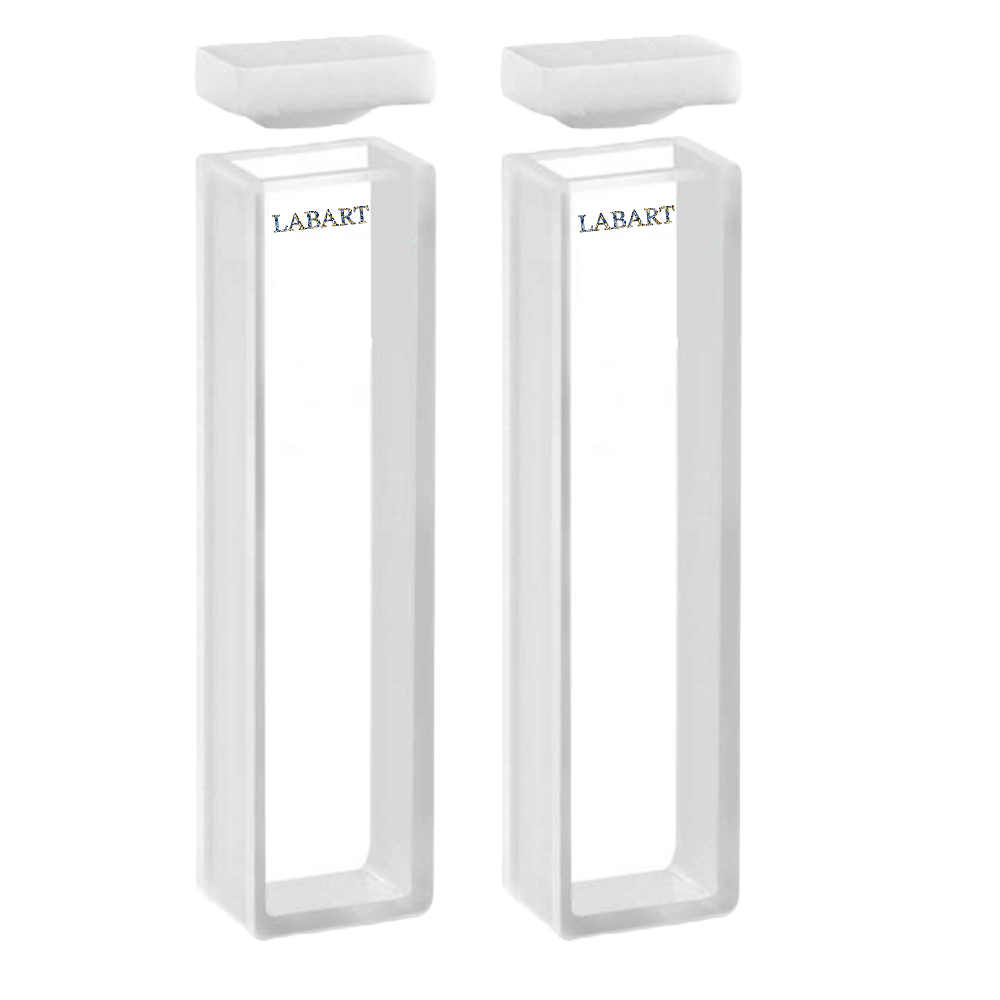 LABART™ 2mm Pathlength, 0.70ml Glass Spectrophotometer Cuvette, 2 Windows G-102