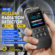LABART Geiger Counters with IPS Display, Gamma X-ray Portable Rechargeable Radiation Meter Dosimeter 5 Dosage Units, Timing Monitoring and Data Save
