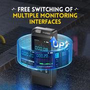 LABART Geiger Counters with IPS Display, Gamma X-ray Portable Rechargeable Radiation Meter Dosimeter 5 Dosage Units, Timing Monitoring and Data Save