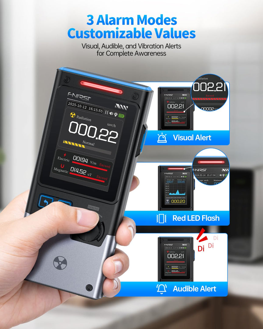 LABART Multifunctional Geiger Counter EMF Radiation Detector GC-03