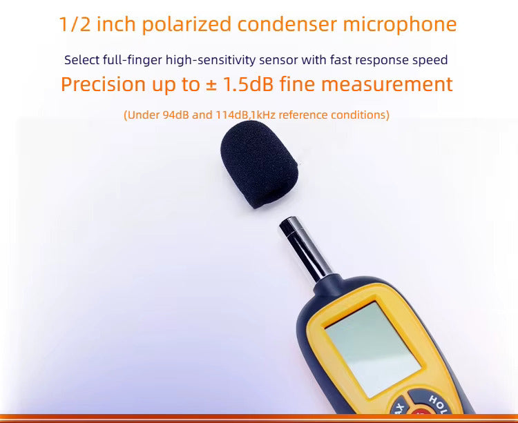 LABRAT Digital Sound Level Meter with LCD Display 30~130 dB SLM-100