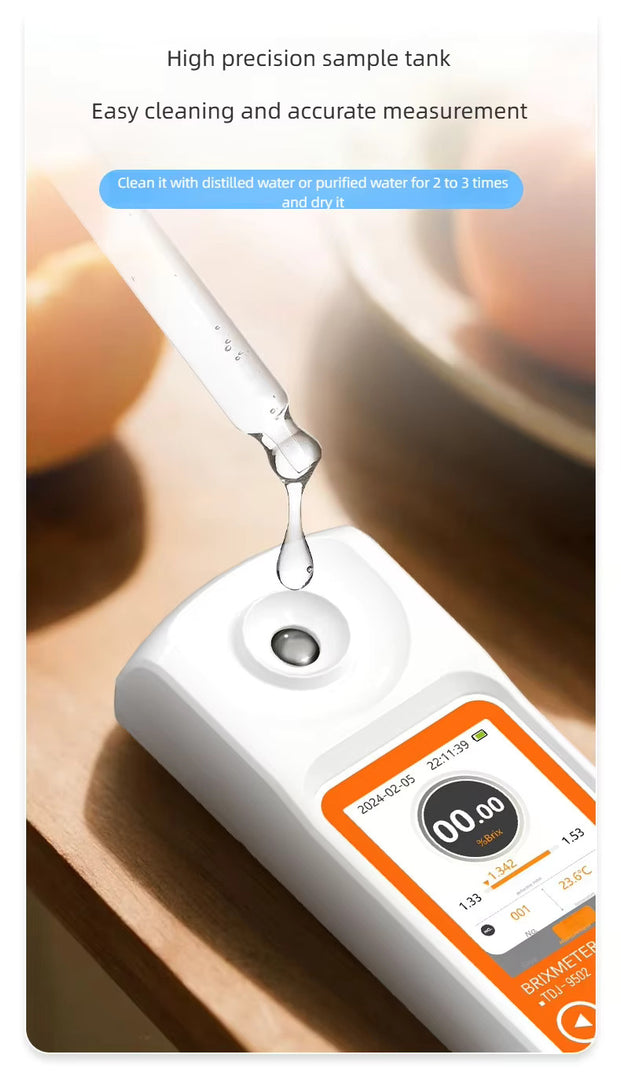 Professional Digital 0-95% Brix Refractometer TDJ-9502