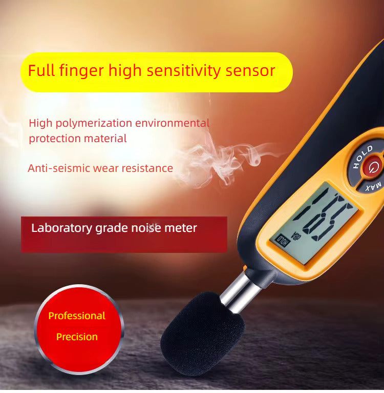 LABRAT Digital Sound Level Meter with LCD Display 30~130 dB SLM-100