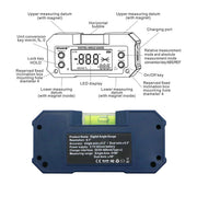 LABART Dual Axis Rechargeable Mini Digital Protractor Inclinometer