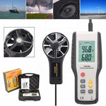 Load image into Gallery viewer, LABART HT-9819 Handheld LCD CFM/CMM Display Anemometer Thermal Thermo-Anemometer Wind Speed Anemograph 0.40-45.00m/Second 80-8858ft/minute
