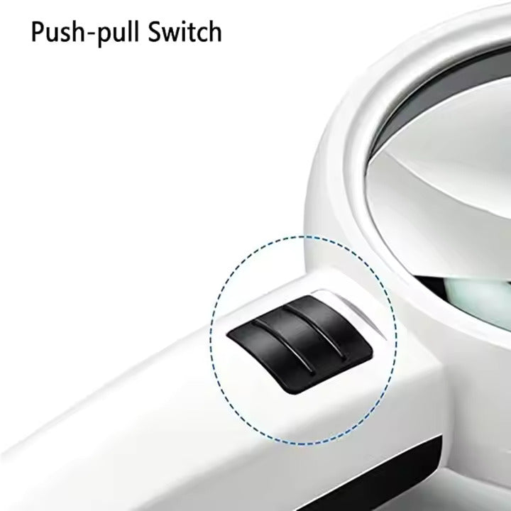 High-Power Led Magnifier Glass, with Light Large Distortion 30 Times Hd Magnification