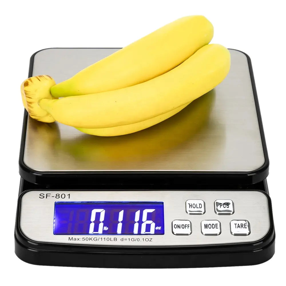 50KG Heavy Duty Stainless Steel Multifunctional Digital Postal Scale 0.1oz / 1g SF-801