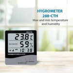 Load image into Gallery viewer, LABART 288-CTH Digital Indoor Outdoor Hygro Thermometer with Clock
