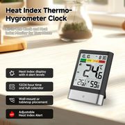 Indoor Digital Weather Station with Large LCD Display Temperature Humidity Monitor Gauge