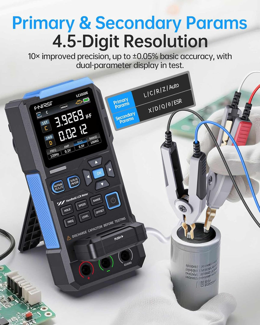 LABART LC1020E High Precision Handheld Digital Bridge LCR ESR Tester