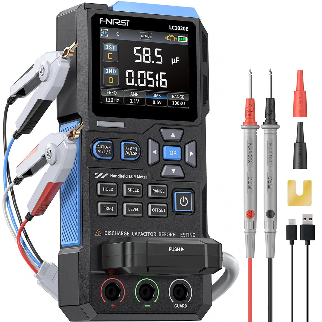 LABART LC1020E High Precision Handheld Digital Bridge LCR ESR Tester
