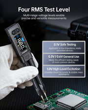 LABART LCR-ST2 Smart LCR Meter Tweezer 100kHz ESR & SMD Component Tester Auto Sort & Compare RLC Meter with Voltage & Continuity Test