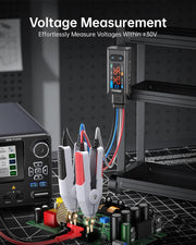LABART LCR-ST2 Smart LCR Meter Tweezer 100kHz ESR & SMD Component Tester Auto Sort & Compare RLC Meter with Voltage & Continuity Test