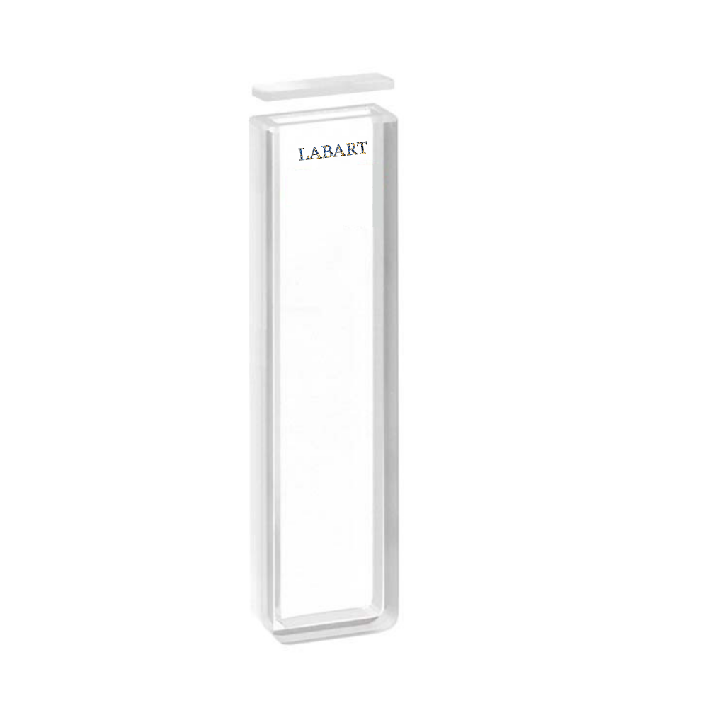 LABART™ Macro Quartz Cuvette (Pathlength: 1mm, Volume: 0.35ml with PTFE ...
