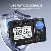 LABART High Precision Insulation Resistance Tester Megohmmeter 100/500/2500V One Click Measurement Automatic Discharge MRT-1050