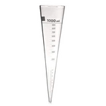 Load image into Gallery viewer, 1000 ML, Graduated Borosilicate Glass 3.3, Imhoff Cone for Sedimentation and Biofloc test
