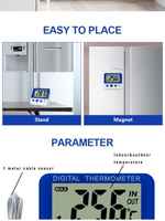 Load image into Gallery viewer, Fridge Freezer Thermometer Max/Min Memory &amp; Alarm, LT-3
