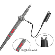 LABART Oscilloscope Probe P6100 100MHz with Accessory Kit 1X 10X Alligator Clip for HP Tektronix Rigol Atten Owon Siglent P6100