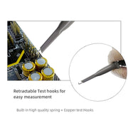 LABART Oscilloscope Probe P6100 100MHz with Accessory Kit 1X 10X Alligator Clip for HP Tektronix Rigol Atten Owon Siglent P6100