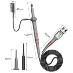 Load image into Gallery viewer, LABART Oscilloscope Probe P6100 100MHz with Accessory Kit 1X 10X Alligator Clip for HP Tektronix Rigol Atten Owon Siglent P6100