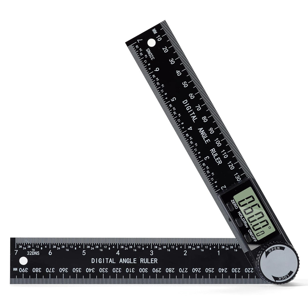 Stainless Steel Electronic Angel Finder Digital Protractor Ruler 200 mm 5424F