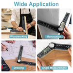 Load image into Gallery viewer, Stainless Steel Electronic Angel Finder Digital Protractor Ruler 200 mm 5424F