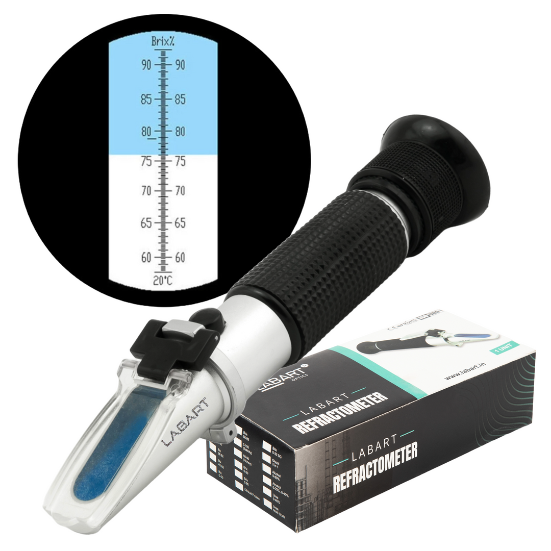 LABART Hand Refractometer with ATC Brix 58-92% LRB-92