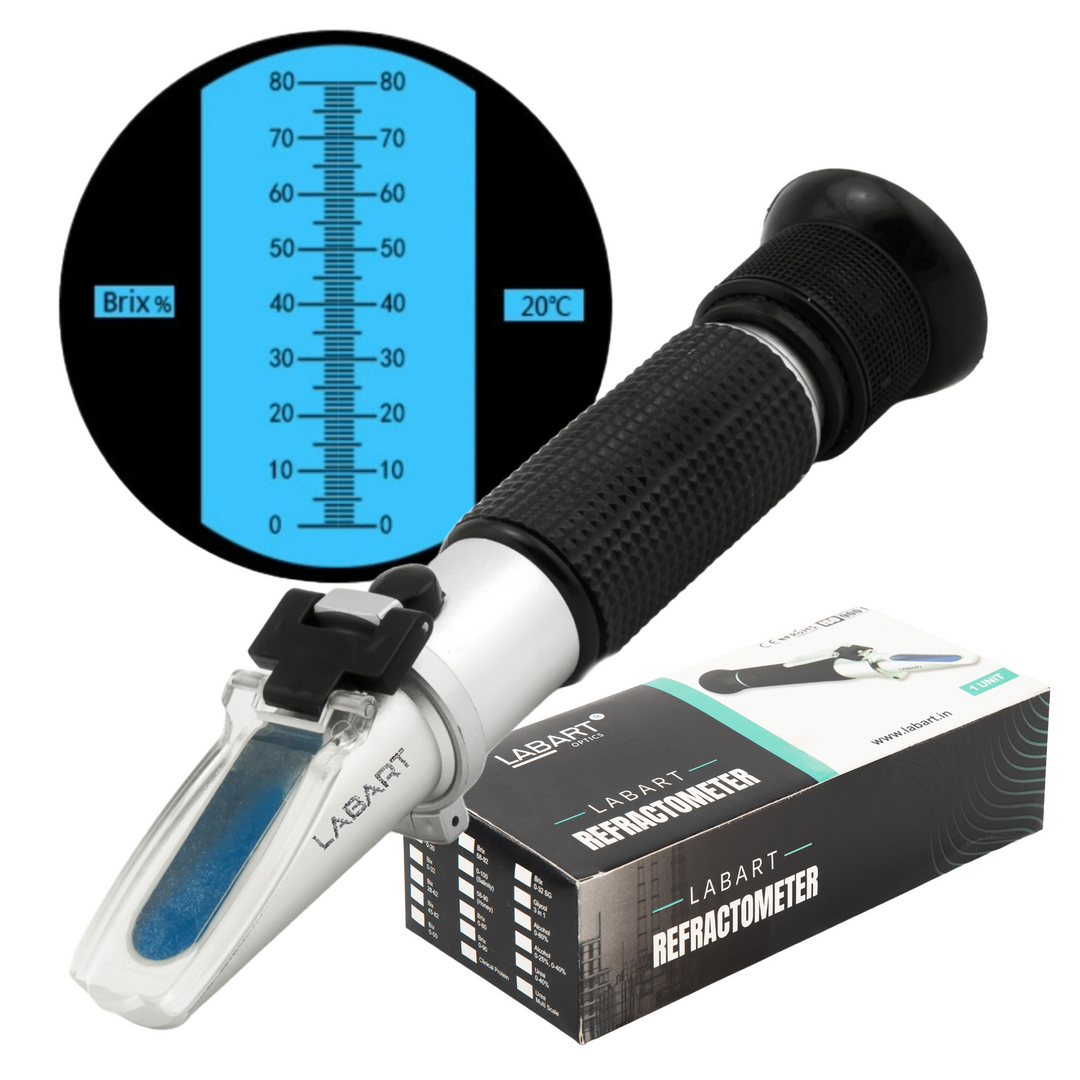 LABART Copper Brix Refractometer Brix 0-80%