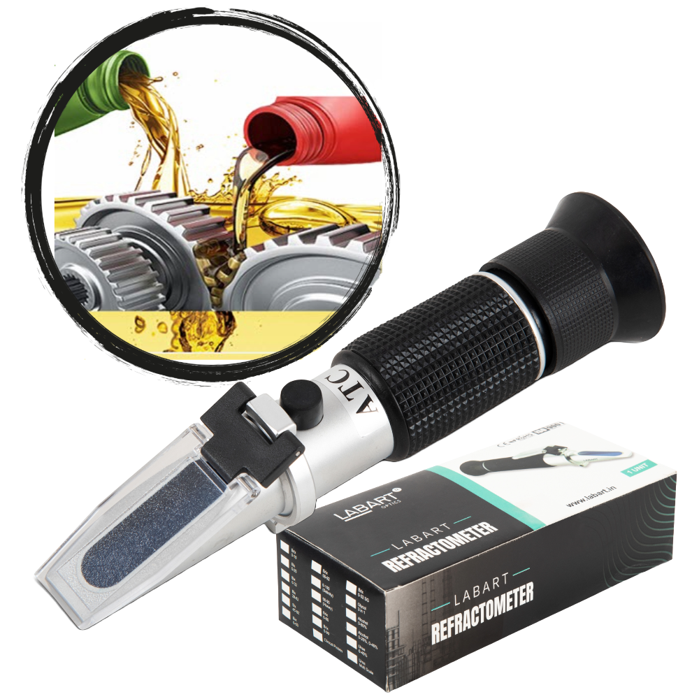 Hand Refractorometer LABART Copper Hand Refractometer Brix: 0-10% with ATC LRB-10