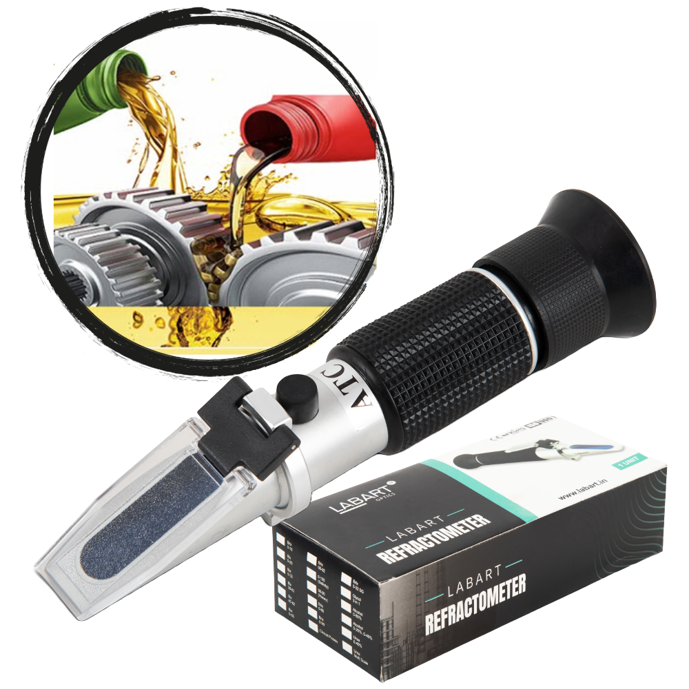 LABART Copper Hand Refractometer Brix: 0-10% with ATC LRB-10