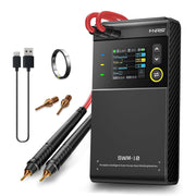 LABART Battery Spot Welder, 5000m Portable Handheld Spot Welder Double Pulse 4 Combination Gears Adjustable Spot Welding 0.1mm-0.25mm SWM-10