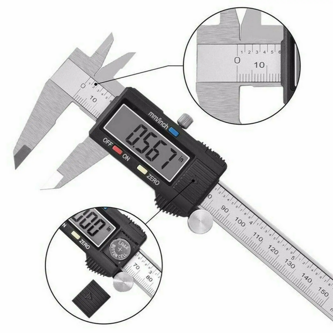 LABART Digital Vernier Calipers Stainless Steel Measuring Tool LVC