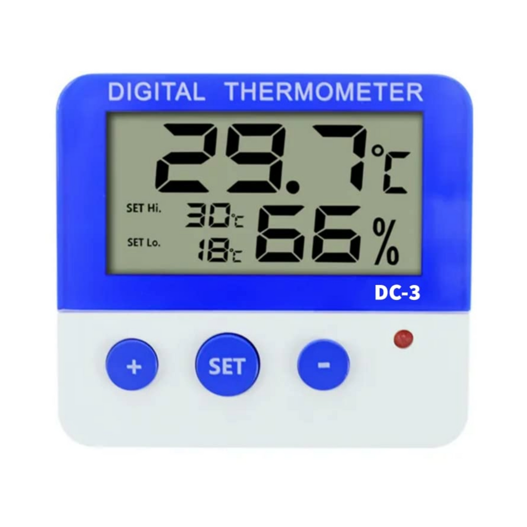 Fridge Freezer Thermometer Max/Min Memory & Alarm, DC-3