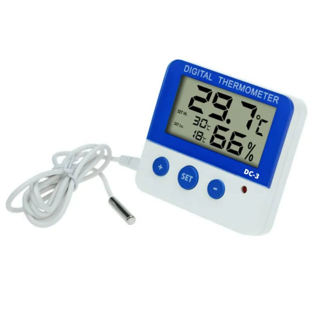 Fridge Freezer Thermometer Max/Min Memory & Alarm, DC-3