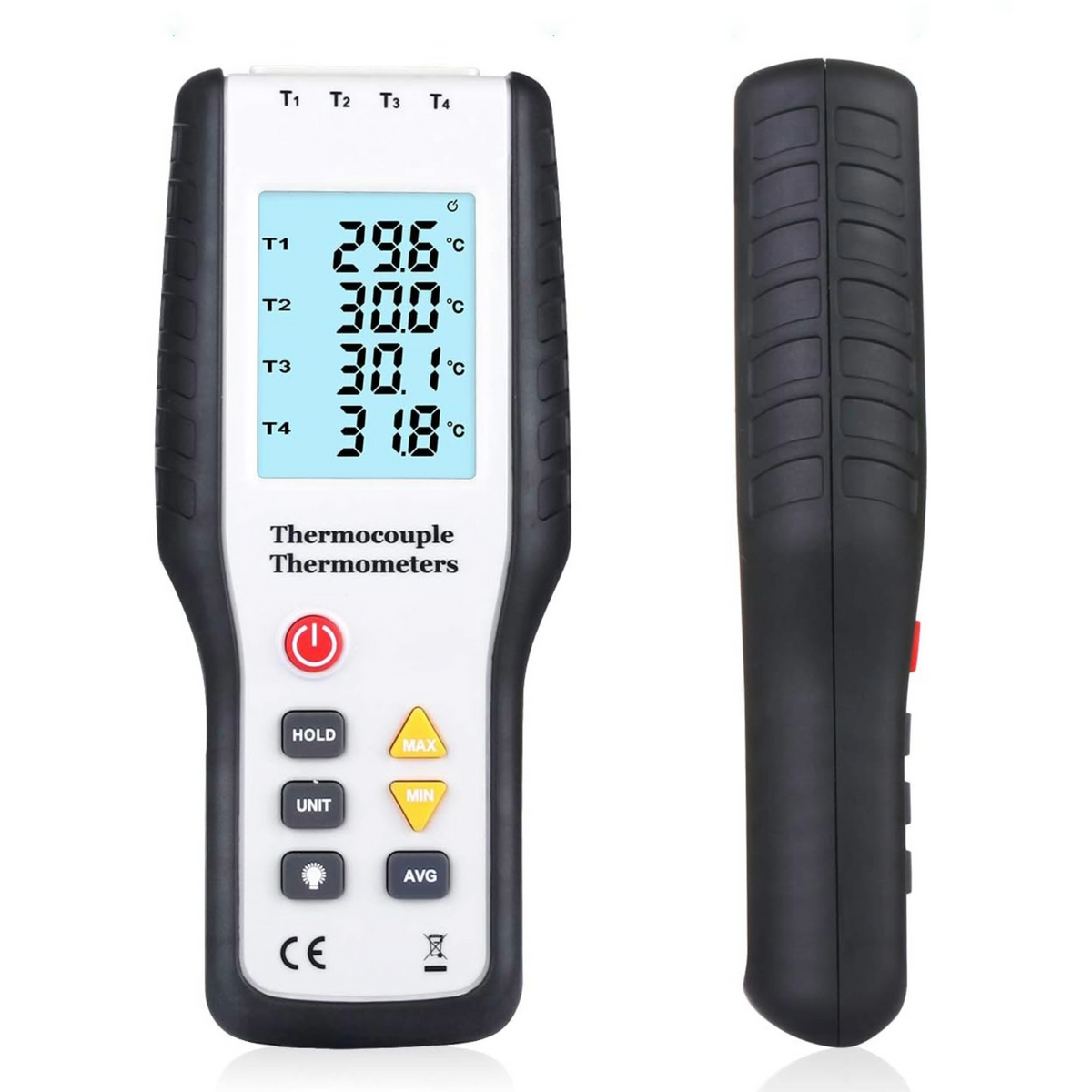 4 Channel Digital Thermocouple, HT-9815 (Temp -200 to 1372 Degree Cels ...