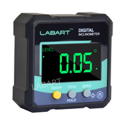LABART Mini Digital Protractor with Magnetic Base Inclinometer Compact Angle Finder