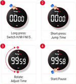 Load image into Gallery viewer, ThermoPro TM04 Digital Kitchen Timer with 99 Hour Range Large LED Display Strong Magnetic Stand
