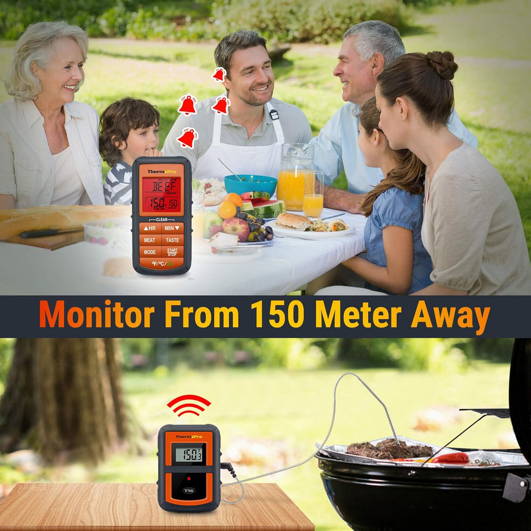 Thermopro TP07C 433MHz Wireless Digital Cooking Baby Thermometer With Timer