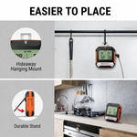 Load image into Gallery viewer, LABART TP903 450 ft Wireless Meat Thermometer with 1 Probes with Bluetooth Smoker Thermometer for Chicken Steaks Poultry