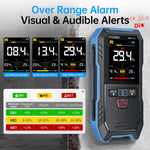 Load image into Gallery viewer, LABART WMT-10 Pinless Wood Moisture Meter, Rechargable Moisture Meter for Wood, Wall, Firewood, Support Data Hold and Record, Flashlight, Humidity Detector for Lumber Concrete Building