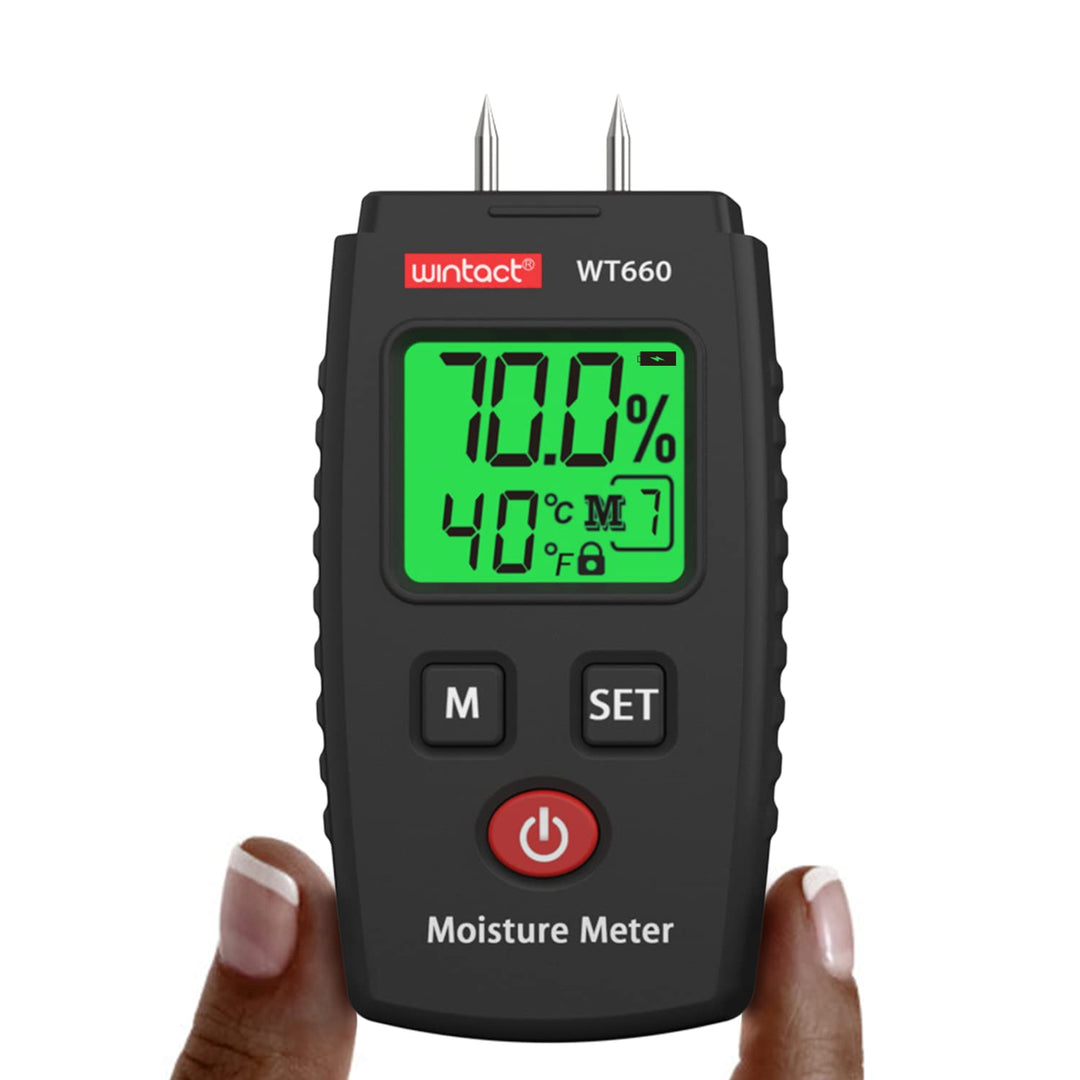 LABART Pocket Size Pin Type Wood Moisture Meter WT660