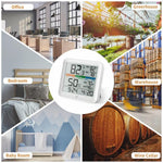 Load image into Gallery viewer, LABART Digital Temp &amp; Humidity Meter Large Backlit LCD, Max/Min Memory, Magnetic Mount