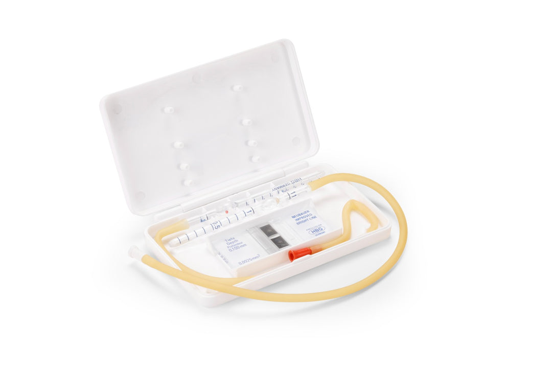 LABART™ Neubeur Blood Counting Chamber Brightlined, German Complete Haemocytometer Set for Pathology