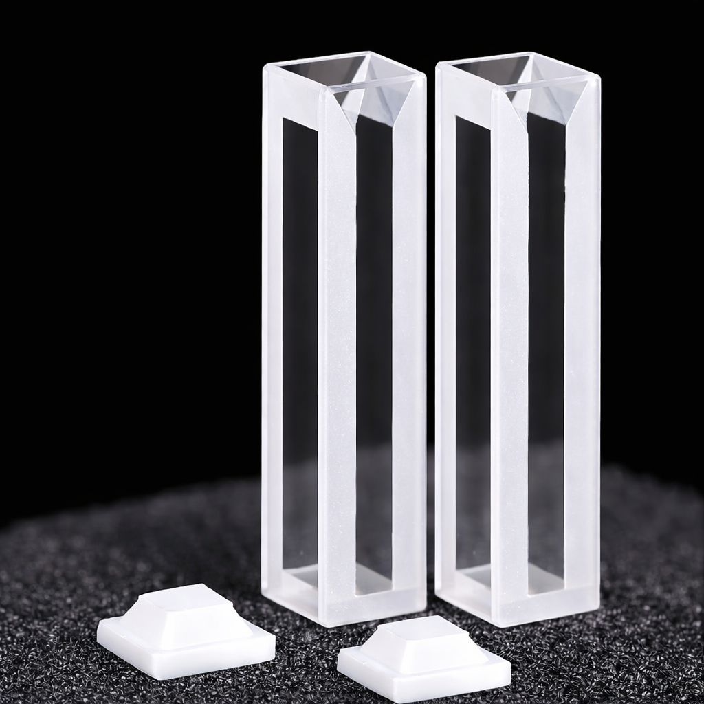 LABART™ 10mm Pathlength, 0.70ml Quartz Fluorometer Cuvette, 4 Windows LFL2Q-514