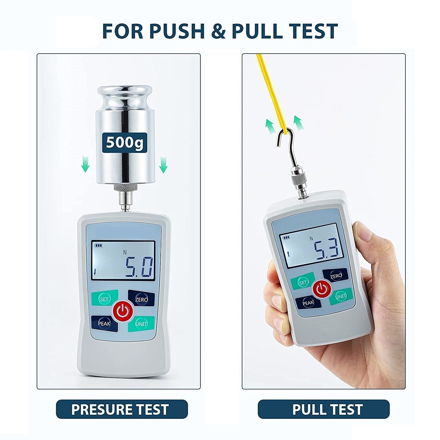 LABART Digital Push Pull Gauge/Force Gauge AMF-500