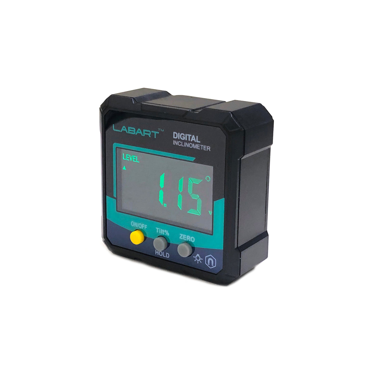 LABART Mini Digital Protractor with Magnetic Base Inclinometer Compact