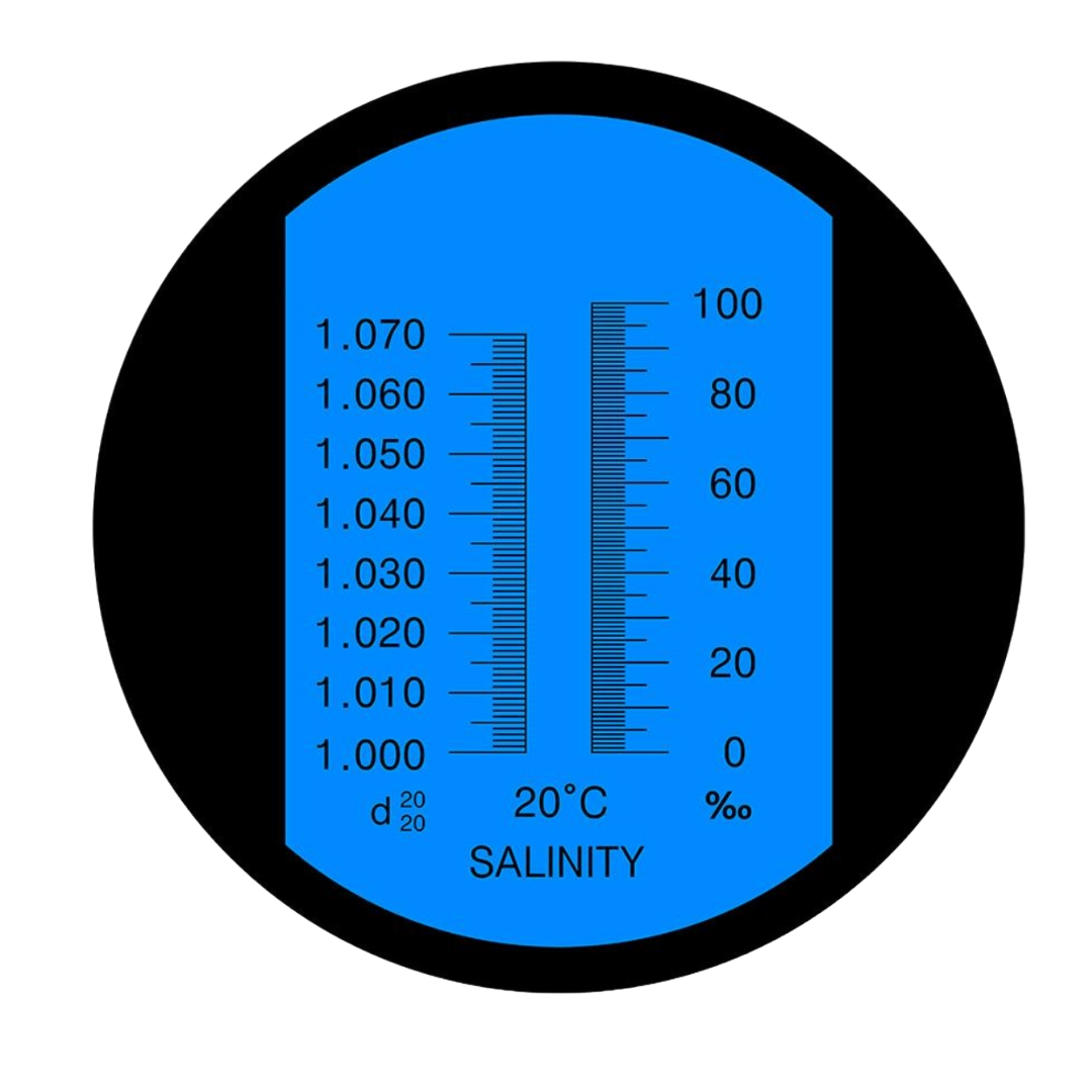 Labart Professional Salinity Refractometer for Aquarium, Saltwater ...