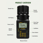 LABART Smart Grain Moisture Meter for 25 Kinds of Grains LT-2 Pro