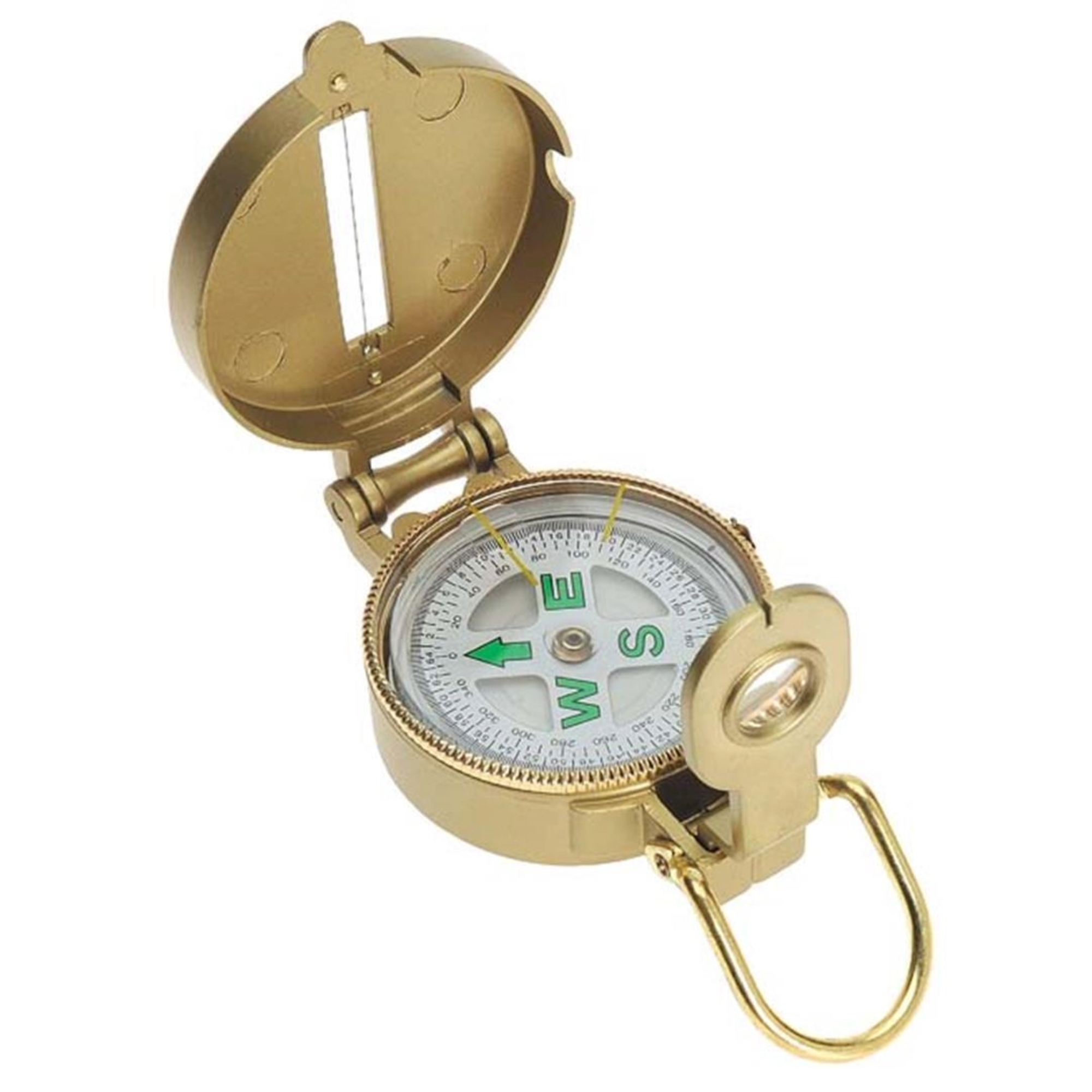 Metal Case Floating Luminous Dial Foldable Engineer Directional Compas ...